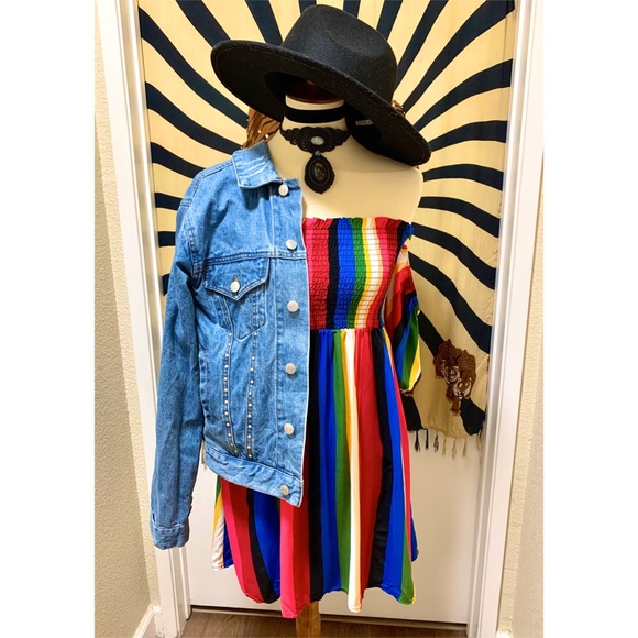 🌈 Stylish color block top - Picture 7 of 8